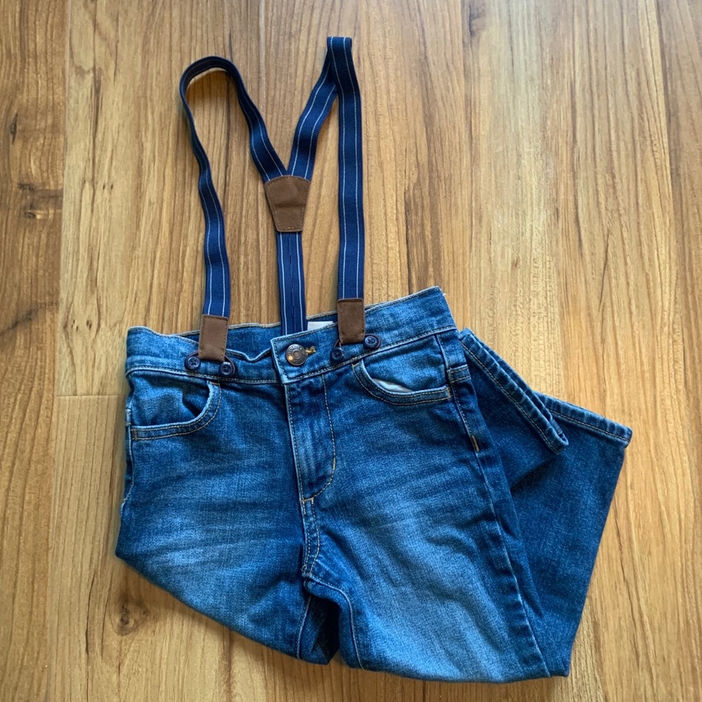 SUSPENDER JEANS BOYS SIZE 2T